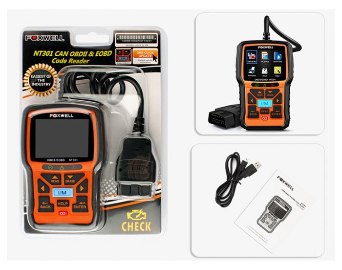 FOXWELL NT301 OBD2 Automotive Scanner Car Code ReaderFOXWELLNT301FOXWELL Scan Tools